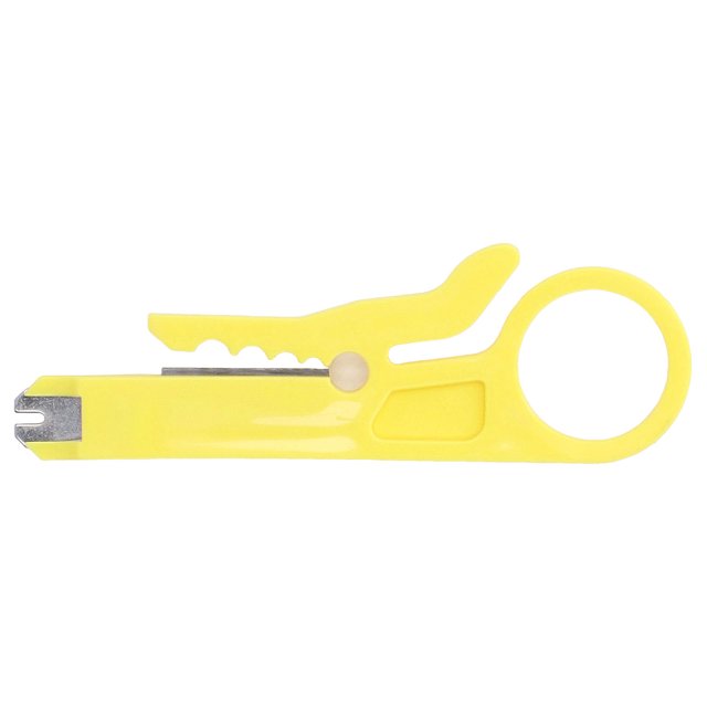 Mini Wire Stripper, Practical Easy Carry Simple Safe UTP/STP Wire Stripper Tool For Monitoring Line For Telephone Line