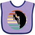 thumbnail image 3 of Inktastic Rock Climbing Mountain Climber Silhouette Boys or Girls Baby Bib, 3 of 4