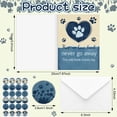 thumbnail image 2 of Tarjetas de condolencia para mascotas Geyoga, 36 juegos para perros y gatos con sobres, 2 of 6