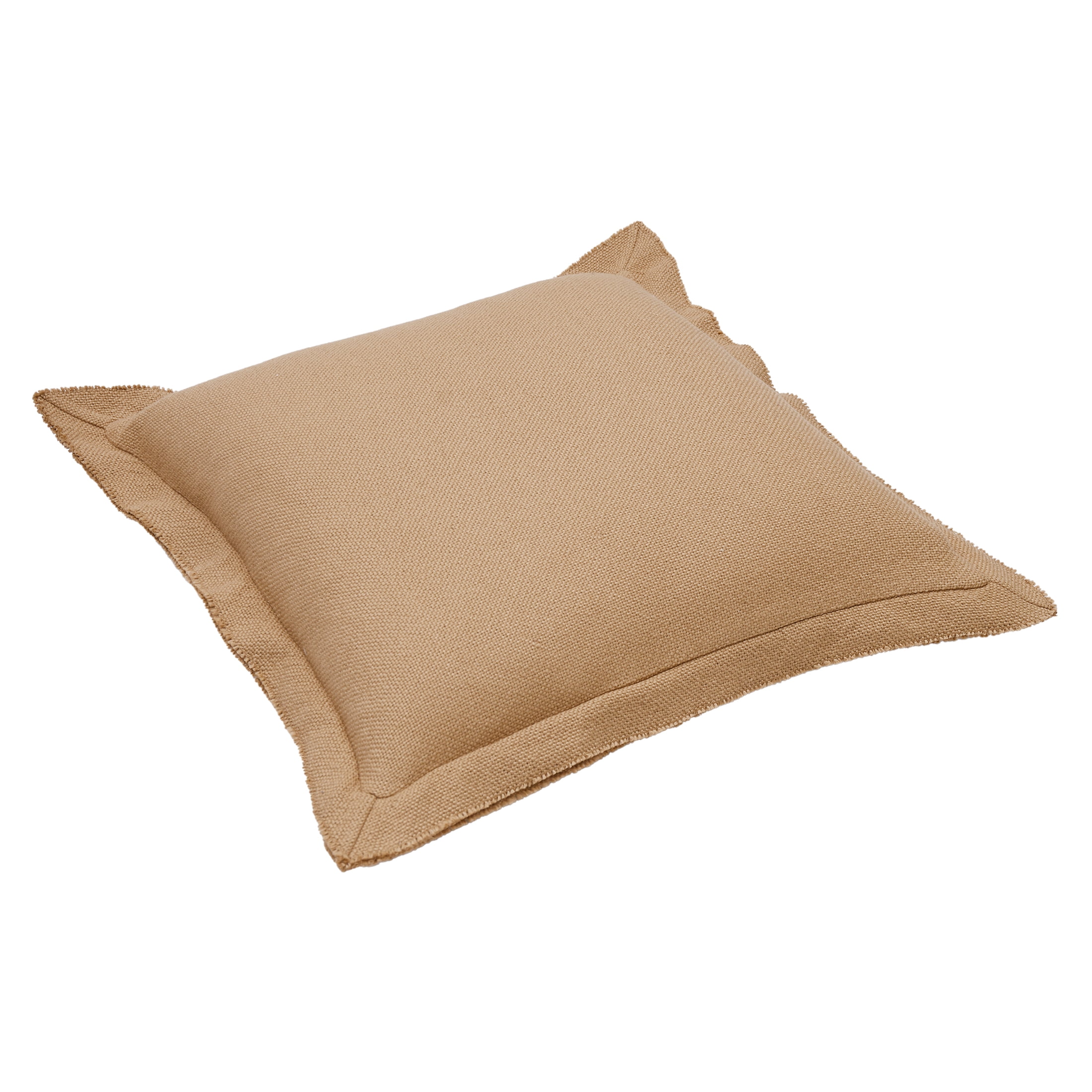 Better Homes & Gardens 20x20 Blake Bi-Flange Throw Pillow Cover, Dark Caramel