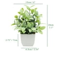 thumbnail image 3 of TETOU 4pcs Fake Plants Small Artificial Greenery Potted Plants Mini Simulation Eucalyptus for Home Office Table Decor, 3 of 10