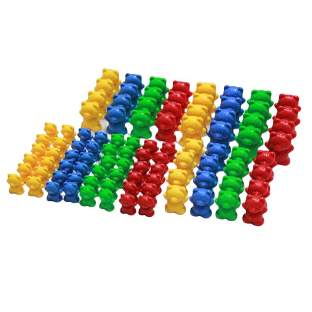 Juego de conteo del peso del oso 96 piezas Baoblaze juguetes educativos