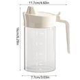 thumbnail image 4 of Large Capacity Glass Oil Bottle For Kitchen And Household Use Ideal Soy Vinegar And Condiments Dispenser, 4 of 8