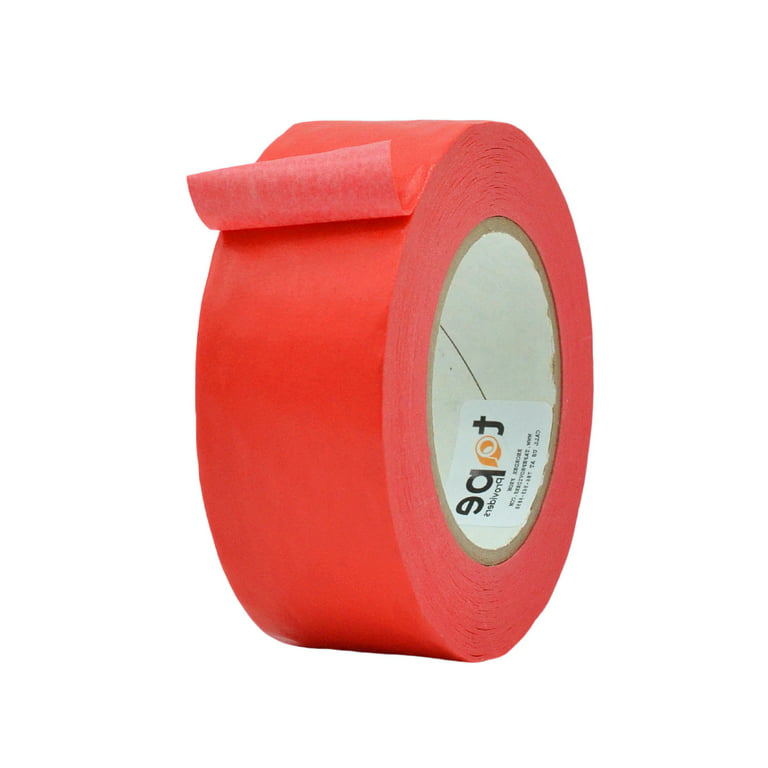 WOD Tape Colored Masking Tape Rainbow 1/4 in. x 60 yd. Fun Arts, 6 Pack 