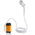 thumbnail image 4 of Ducha Para Acampar Al Aire Libre Ducha para acampar al aire libre 4800mAh Ducha IPX7 a prueba de agua (pantalla digital naranja), 4 of 7