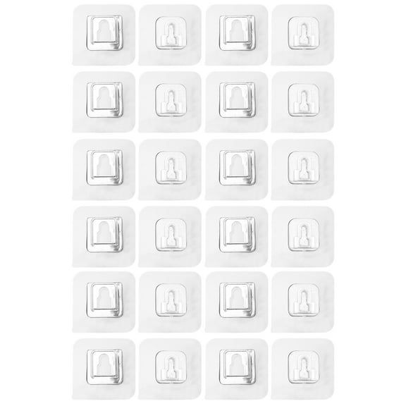 12 Sets Snap Button Keychain Hook Frame Hangers Double Sided Acrylic