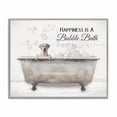 thumbnail image 2 of Stupell Industries Happiness Is A Bubble Bath Dog In Tub Word Design, 2 of 4