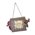 thumbnail image 1 of Placa de luz de Navidad de madera Adorno decorativo Letrero brillante Letrero colgante de puerta para fiesta, interior al aire libre, porche, de 25x145x24 cm Estilo D Macarena Letrero colgante, 1 of 8