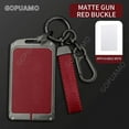 thumbnail image 3 of Zinc Alloy Key Card Holder Key Case Shell Keychain For BMW  Car Remote  Key Case Car Protector Accessories Interior, 3 of 26