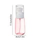 thumbnail image 3 of Botella de Spray de Neblina Fina de 2oz 60ml, Contenedor de Plástico Recargable para Viaje, Vacío para Cosmético, Perfume para Cabello, Maquillaje, Loción, Pulverizador, Antifugas Azul Rosa, 3 of 6