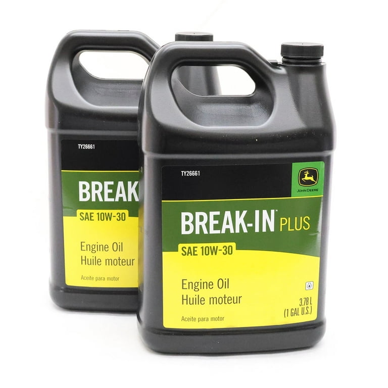 John Deere Original Equipment (2 Gallons) Break-In Plus Engine Oil