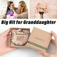 thumbnail image 2 of THEMEROL Granddaughter Gifts from Grandma Grandpa Christmas Stocking Stuffer for Granddaughter Bracelet Birthday Teen Gifts Ideas Valentines Easter, 2 of 6