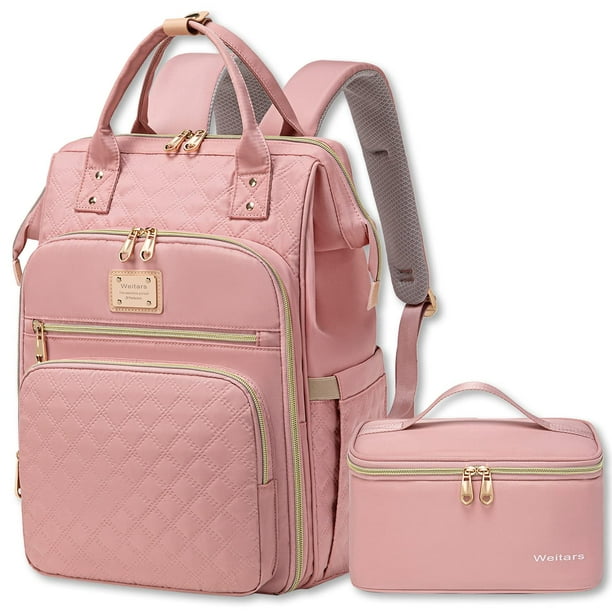 Mochila de almuerzo Weitars para mujer con portátil Compart de 15,6 pulgadas
