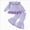 T388-Purple, variant on Girls Boys Long Sleeved Pants Set Comfortable Soft Stylish Flared Pants Set Back-To-School Pajamas & Dailywear Set 1T 2T 3T 4T 5T 6T Set 6-12 Months