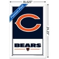 thumbnail image 3 of NFL Chicago Bears - Logo 21 Wall Poster, 14.725" x 22.375", Framed, 3 of 3
