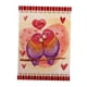 thumbnail image 3 of 2 banderas de jardín para el día de San Valentín, cartel de doble cara de 12.0 x 18.0 in, para colgar. 2 piezas, 3 of 9