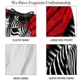 thumbnail image 4 of luoweisi Men's Beach Shorts Quick Dry Swim Trunks with Mesh Lining Zebra L, 4 of 5