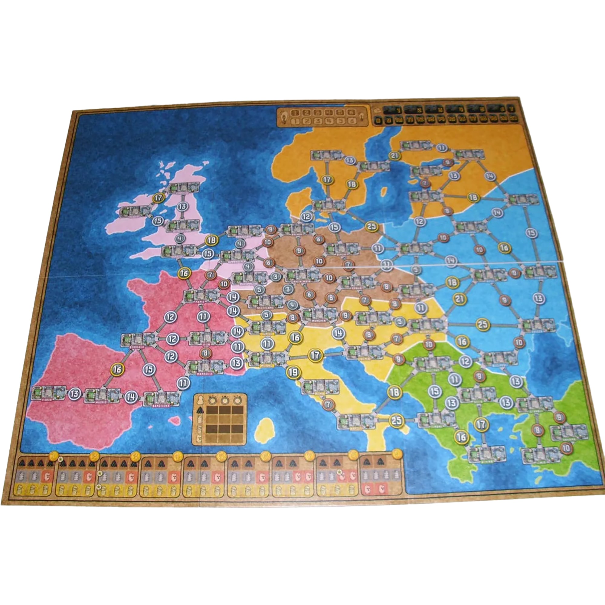 Power Grid:  Europe/North America Expansion - Economic Board Game - Expansion to Power Grid and/or Power Grid: Recharged. Ages 13+, 2-6 Players, 60-120 Min Game Play