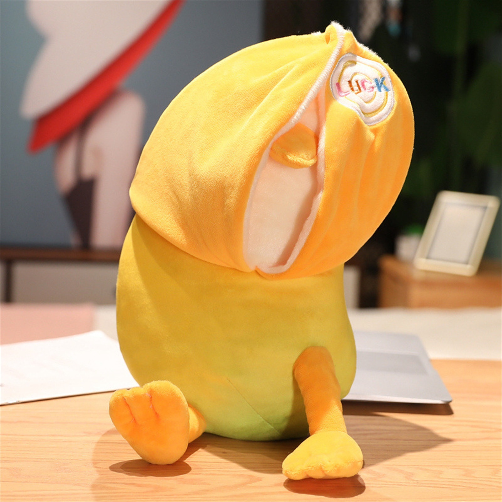 Lizheee Banana Stuffed Animal Plush Super Stuffed Cute Plushie Toy For