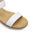 thumbnail image 6 of DREAM PAIRS Women's Comfortable Dressy Cork Low Wedge Heels Cute Summer One Band Casual Flat Sandals with Adjustable Ankle Strap, 6 of 8