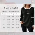 thumbnail image 2 of SHIBEVER Long Sleeve Shirts for Women Fall Tops Crew Neck Clothing for Women Lightweight Pullover Tunic Winter Clothes Black XL, 2 of 9