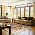 thumbnail image 5 of Dynamic Rugs JN9126882130 7 ft. 10 in. x 10 ft. Juno 6882 Rectangle Transitional Area Rug - 130 Ivory & Red, 5 of 5