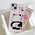 thumbnail image 2 of Cute Panda Couples Funny Grab Butt Soft Phone Case Compatible with iPhone Case (White,iPhone 12 Pro), 2 of 6