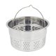 thumbnail image 4 of Cesta vaporera para alimentos, inserto de vapor con asa, cesta multifuncional para cocinar , olla arrocera, rejilla para cocinar al vapor, 4 of 9