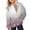 Grey, variant on CPNG Girls Hoodies Gradient Color Heart Print Oversized Long Sleeve Hooded Sweatshirts with Front Pocket Kids Loose Fit Daily Pullover Sweatshirt