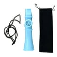 thumbnail image 3 of Bunblic Kazoo Easy to Learn with Storage Bag Mouth Flute for Ukulele Keyboard Adults Blue, 3 of 8