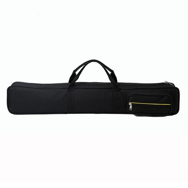 mmirethe Pool Cue Case Snooker Pool Cue Bag Container Portable Anti Scratch Carry Bag Coffee Black 85x18x7cm