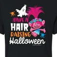 thumbnail image 3 of Trolls - Have A Hair Raising Halloween Poppy - Juniors Cropped Cotton Blend T-Shirt, 3 of 5