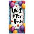 thumbnail image 5 of Colorful We ll Miss You Banner with Balloons Stars and Flowers Background Party Decoration for Farewell Parties Departure Celebrations Photo Booths and Gatherings, 5 of 8