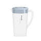 thumbnail image 2 of Clear Plastic Pitcher With Lid Clear Water Pitcher For Cold Drinks Iced Tea Pitcher For Lemonade Iced Tea Milk Beverages, 2 of 6