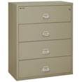 thumbnail image 1 of Fireking 4 Drawer 44" wide Classic Lateral fireproof File Cabinet-Pewter, 1 of 1