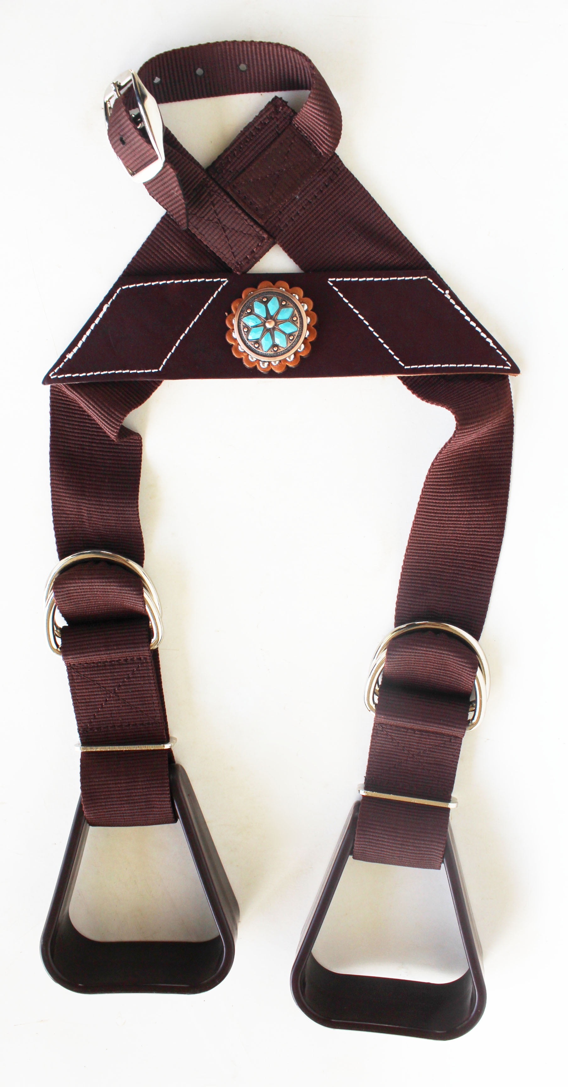 Horse Saddle Western Show Buddy Stirrups kids Child Youth Pony Rodeo