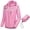 Pink, variant on Chrisuno Women's Cycling Running Jackets Lightweight Windproof Bike Workout Windbreaker Reflective Raincoat With Hood White M