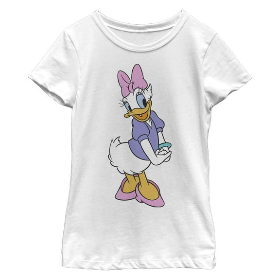 Girl's Mickey & Friends Daisy Duck Classic Pose Graphic T-Shirt