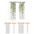 thumbnail image 6 of Sage Green Gradient Blackout Curtains for Bedroom, Abstract Polka Dots Vintage Modern Art Thermal Insulated Kitchen Drapes with Grommets, Light Blocking Window Treatment, 2 Panels 52" x 84", 6 of 7