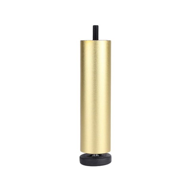 Injueey Amplia gama de aplicaciones Patas de muebles duraderas y elegantes para el hogar, la oficina y el restaurante Patas de madera para Decoración del hogar dorado, 1 20 cm