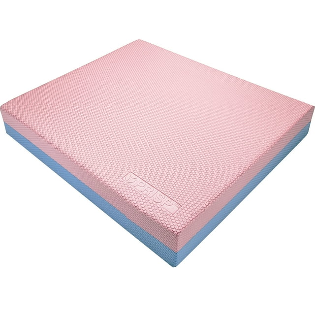 PRISP Large Foam Balance Pad - High-Density Stability Training Mat for Yoga, Fitness, Home Gym, Physical Therapy and Coordination Exercises; Workout Equipment, Balancing Board Knee Cushion