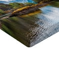 thumbnail image 2 of Ambesonne Nature Fitted Sheet, Snowy Norway Mountains, Twin XL Size, Multicolor, 2 of 3