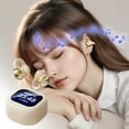 thumbnail image 5 of Bluetooth 5.4 Open Ear Earbuds Wireless Earbuds Bone Conduction Headphones with Intelligent LED Full-Color Touch Screen,Khaki, 5 of 5