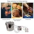thumbnail image 3 of Goat Milking Machine, Pulsation Vacuum Pump Milker 12000mAh Battery Efficient Stainless Steel Plastic  for Home, 3 of 7