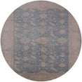 thumbnail image 1 of Ahgly Company Machine Washable Indoor Round Industrial Modern Rosy Pink Area Rugs, 5' Round, 1 of 7