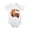 White, variant on Chubby Squirrel Acorn Harvest Cart Baby Bodysuit, 100% Cotton Short Sleeve Snap Romper, 0-12 Months