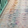 thumbnail image 3 of SAFAVIEH Rainbow Jamel Abstract Indoor/Outdoor Runner Rug, Blue/Gold, 2'6" x 8', 3 of 6