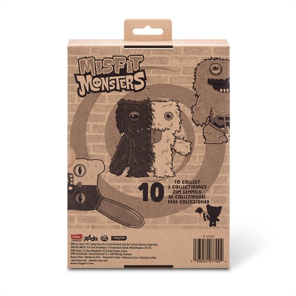 Fuggler Misfit Monsters 9-inch Series 1 (Rabid Tooth - Brown