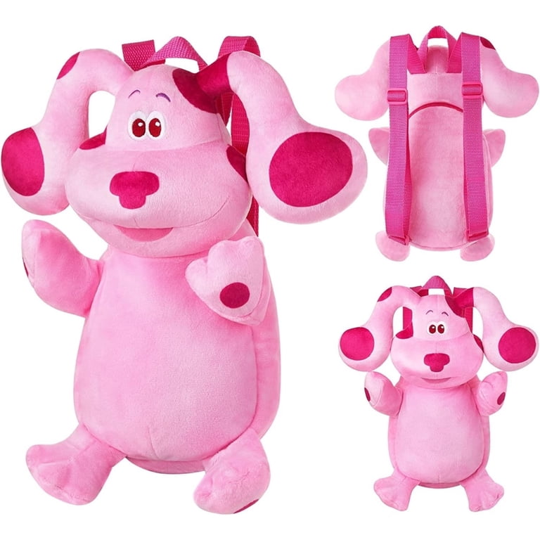 Blue's Clues Magenta Plush Dog Backpack Animated Character