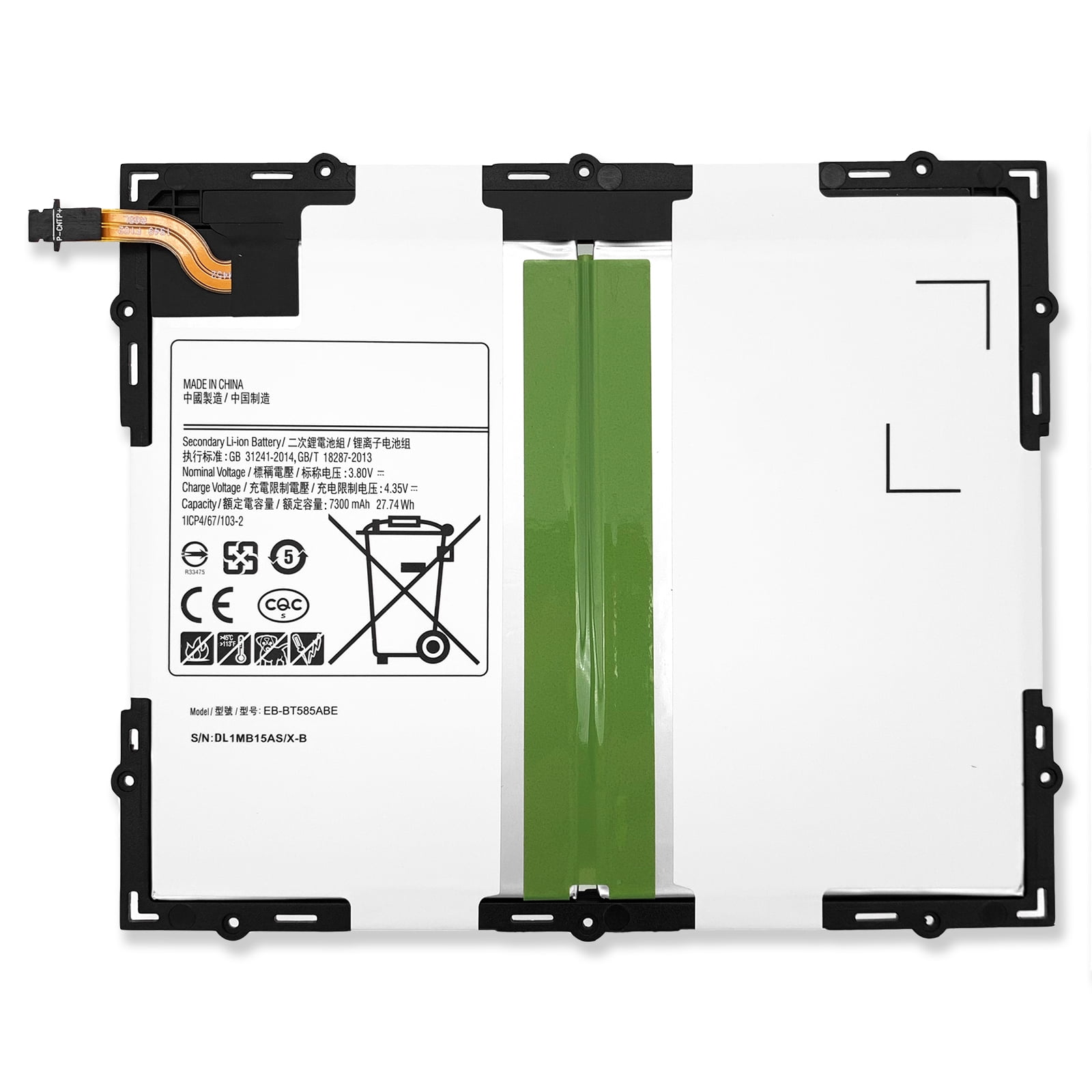 Samsung Galaxy Tab A SM-T580 SM-P580 10.1” Original Battery EB-BT585ABA 7300mAh 